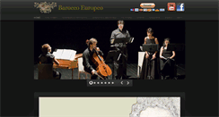 Desktop Screenshot of barocco-europeo.org