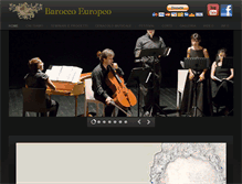 Tablet Screenshot of barocco-europeo.org